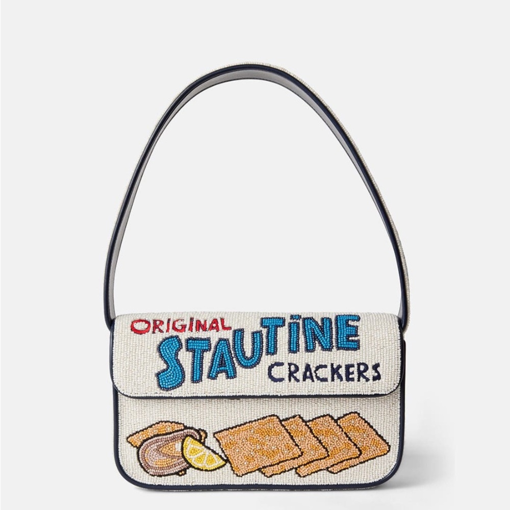 Staud Stautine Beaded TOMMY Bag